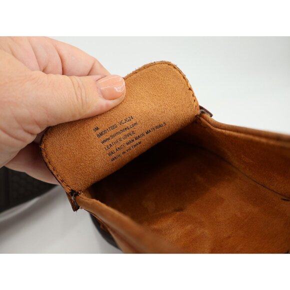 Born Thatcher Moc Toe Loafer Brown Leather Slip On Shoes Men SIze 9 Comfy - Picture 11 of 13